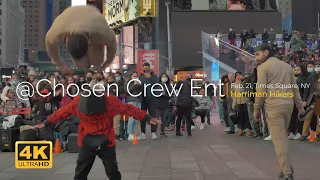 #ChosenCrewEnt - Street Performers #TimesSquare Feb. 21, 2022 | #PanasonicLumixG7 | #Sigma 30mm f1.4