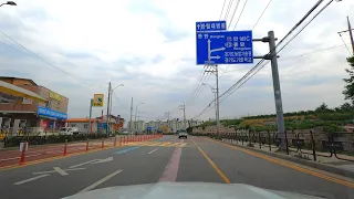 【Korea Drive】 Country roads in the western part of South Korea