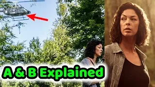 TWD's Angela Kang Discusses What The Helicopter "A & B" Mean! The Walking Dead Season 9!