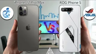 Asus Rog 5 Phone Vs iPhone 12 Pro Max Speed Test || Rog 5 Phone Vs iPhone 12 Pro Max