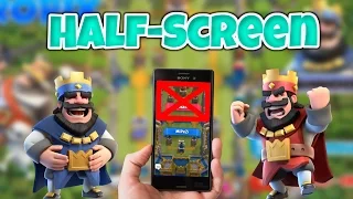 Clash Royale (Half screen challenge!) with Riegsgaming123