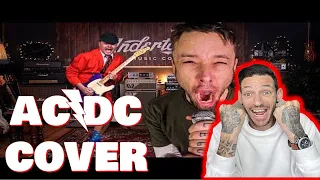 AWSOME COVER!!! AC/DC - Thunderstruck (metal cover by Leo Moracchioli feat. Peter Honoré) REACTION