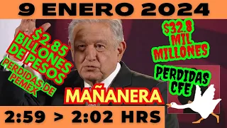 💩🐣👶 AMLITO | Mañanera *Martes 09 de enero 2024* | El gansito veloz 2:59 a 2:02.