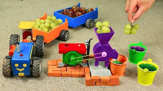 Top the most creatives science projects DongAnh Mini ! diy tractor making mini Concrete bridge