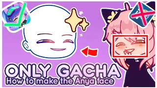 [ ✨ ] How to make the anya face in gacha II (NO EDITING PROGRAM)