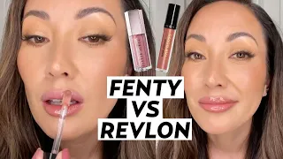 Lip Gloss Battle: Fenty Gloss Bomb vs Revlon The Gloss | Susan Yara