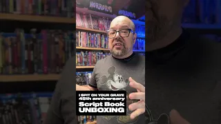 I Spit on Your Grave 45th Anniversary Script Book Unboxing