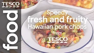 Speedy Hawaiian pork chops | Tesco Food