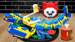 LEGO Funny: Adventure with Giant Crayfish and Mini Seafood ASMR Mukbang | Lego Cooking