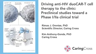 DRIVING ANTI-HIV DUO CAR T CELL THERAPY TO THE CLINIC