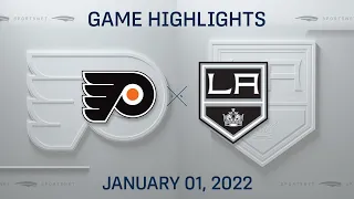 NHL Highlights | Flyers vs. Kings - Jan. 1, 2022