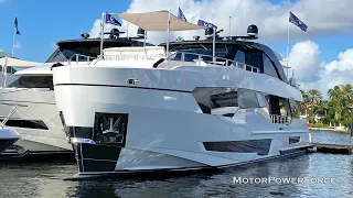 Luxury Yacht Ocean Alexander 28 Revolution Series Whole Boat Tour