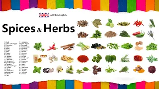 Spices and Herbs in British English