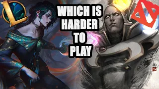 WHICH CHAMP/HERO IS HARDER TO PLAY || LEAGUE VS DOTA