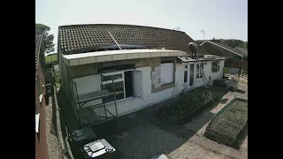 Rebuilding extension roof - timelapse