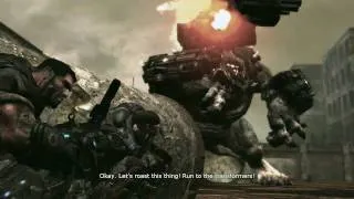 Gears of War PC  - Brumak Fight