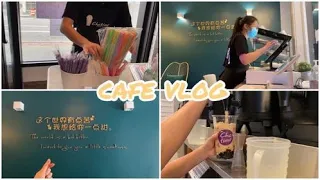 CAFE VLOG | a day in the life of two boba baristas