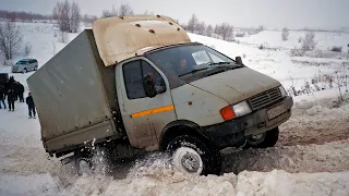 На что способна ГАЗЕЛЬ 4X4 против НИВЫ, УАЗ, JEEP, Mitsubishi, HOVER, RAM, TOYOTA на бездорожье