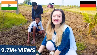 Helping my Indian Family with Farm Work in the Village 🇮🇳