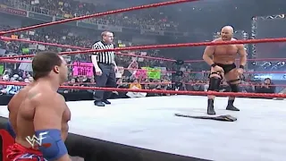 Stone Cold Vs Kurt Angle WWF Championship Match 1/8/2001 Part 1