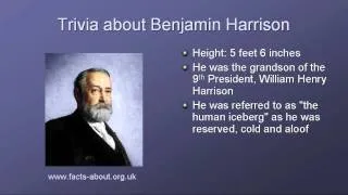 President Benjamin Harrison Biography