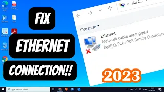 Ethernet Connected But No Internet Access On Windows 11/10 [2023FIX]👍