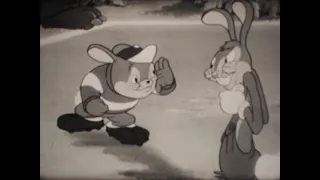 30s cartoon "The Hound And The Rabbit" (16mm)