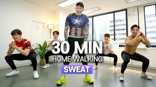 e9. The World of Home Walking(Feat. Dave)💦 | 미국인 데이브와 함께하는 30분 면역 증가 홈워킹!💦