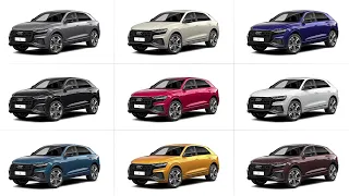 New AUDI Q8 Colours - Detailed Comparison