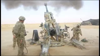 US Army Artillery Strikes Against ISIS