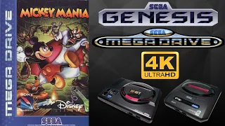 Mickey Mania | GENESIS/MEGA DRIVE | 4K60ᶠᵖˢ UHD🔴| Longplay Walkthrough Full Movie Game