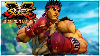 Street Fighter V - Ryu Character Story (PS4 PRO 1440p)