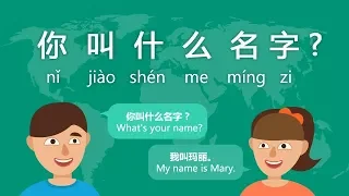 "What's your name?" in Chinese #Day 3 Nǐ jiào shén me míng zi (Free Chinese Lesson)