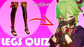 GUESS GENSHIN IMPACT CHARACTERS BY LEGS 👣🦵[QUIZ]