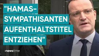 Jens Spahn zur Hamas-Sympathie in Deutschland: "Muss Konsequenzen haben"