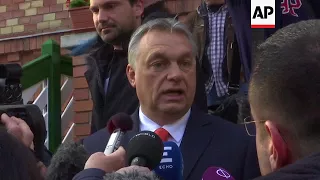 PM Orban casts vote, says election is about Hungary's future
