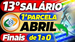 CALENDÁRIO 13º SALÁRIO INSS 2024: DATAS de PAGAMENTOS da 1ª PARCELA em ABRIL + VALORES ATUALIZADOS