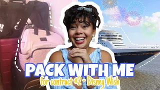 PACK WITH ME: what I'm bringing on my 2nd cruise ship contract, packing lists & tips