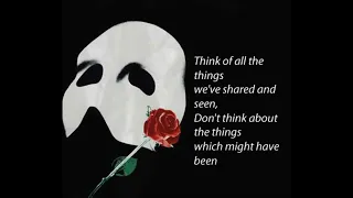 Think of Me Instrumental Christine’s Part Only (Phantom Of the Opera)