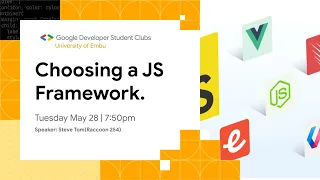 Advanced JavaScript Choosing a JS Framework