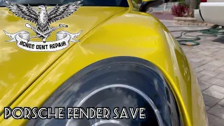 Porsche Fender Dent Repair Save! Bones Dent Repair Port St.Lucie Florida Pdr