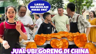 COBA JUALAN UBI JALAR GORENG DI CHINA,TERNYATA GORENGAN APAPUN  LARIS DI KOMPLEKS SINI