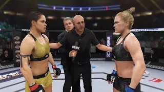 Amanda Nunes vs Holly Holm (EA Sports UFC 3) - CPU vs CPU