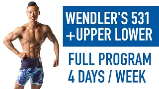 531 UPPER LOWER Split | 4 Day Hypertrophy Program Explained