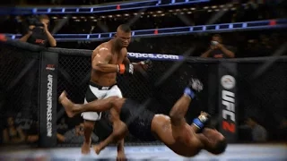 Alistair Overeem (me) vs Mike Tyson (cpu) Knockout Mode CRUSHING TYSON EA UFC2