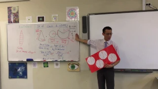 Surface Area of a Cone (2 of 2: Deriving the formula)