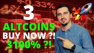 Top 3 Altcoins to BUY NOW |Best Crypto Coins May 2022🔥 Crypto Crash Bear Market Is Here !?😱