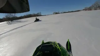 Riding my new 2022 Arctic Cat Alpha One hardcore 146