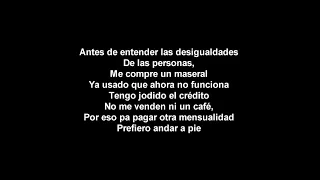 Calle 13 - Adentro Letra