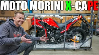 Moto Morini X-Cape 650 Unboxing & Assembly | €7800 Adventure Motorcycle!